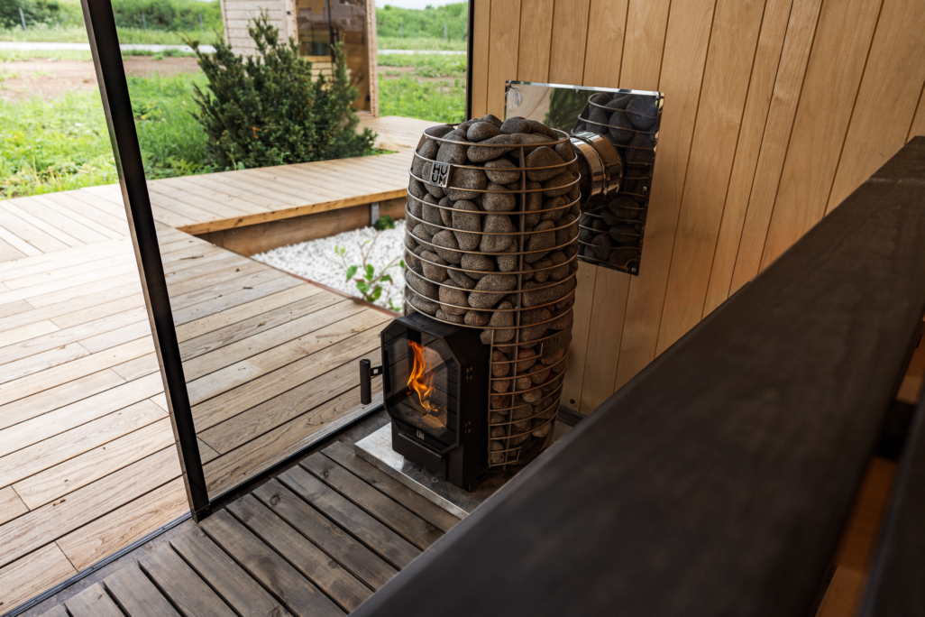 Aquecedor de Sauna a Lenha HUUM HIVE Flow 9,8 kW
