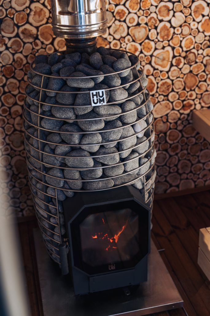 Aquecedor de Sauna a Lenha HUUM HIVE Flow 9,8 kW