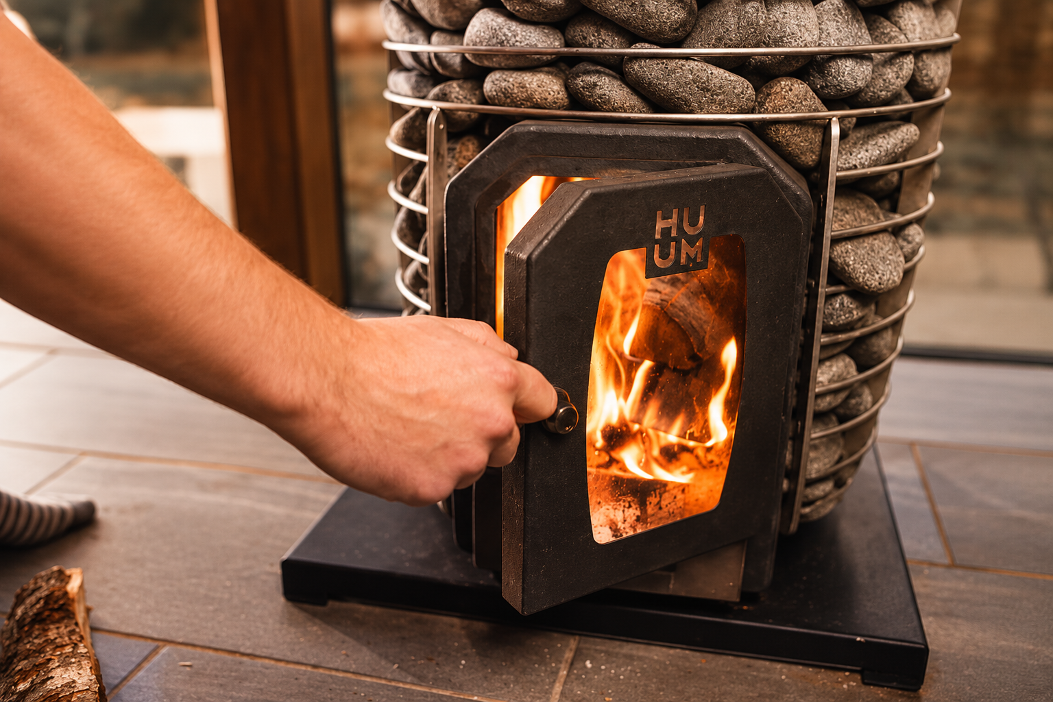 Aquecedor de Sauna a Lenha HUUM HIVE Wood 17 kW