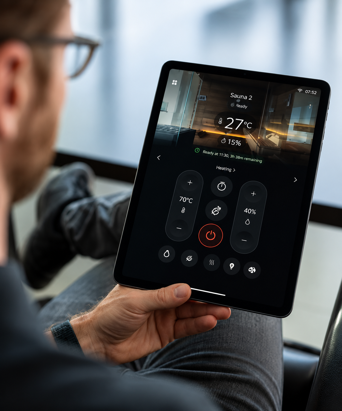 Controlador de Sauna EOS U-Command D18 (18 kW)