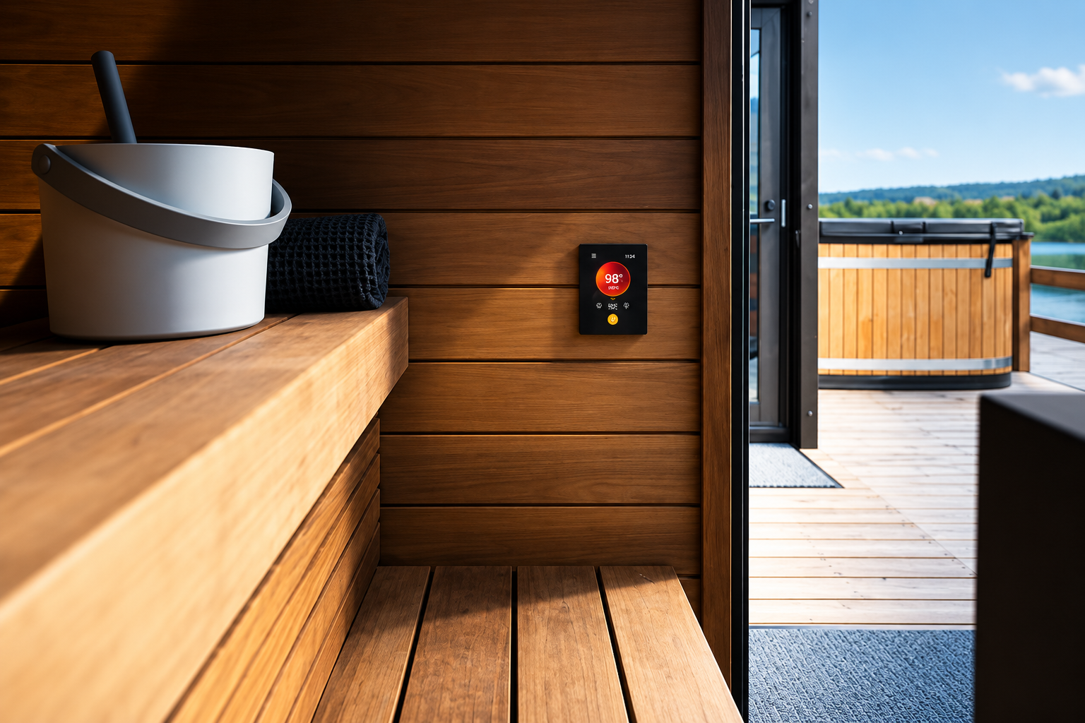 Controlador de Sauna Harvia Fenix FX180 Universal WiFi (9–29 kW)