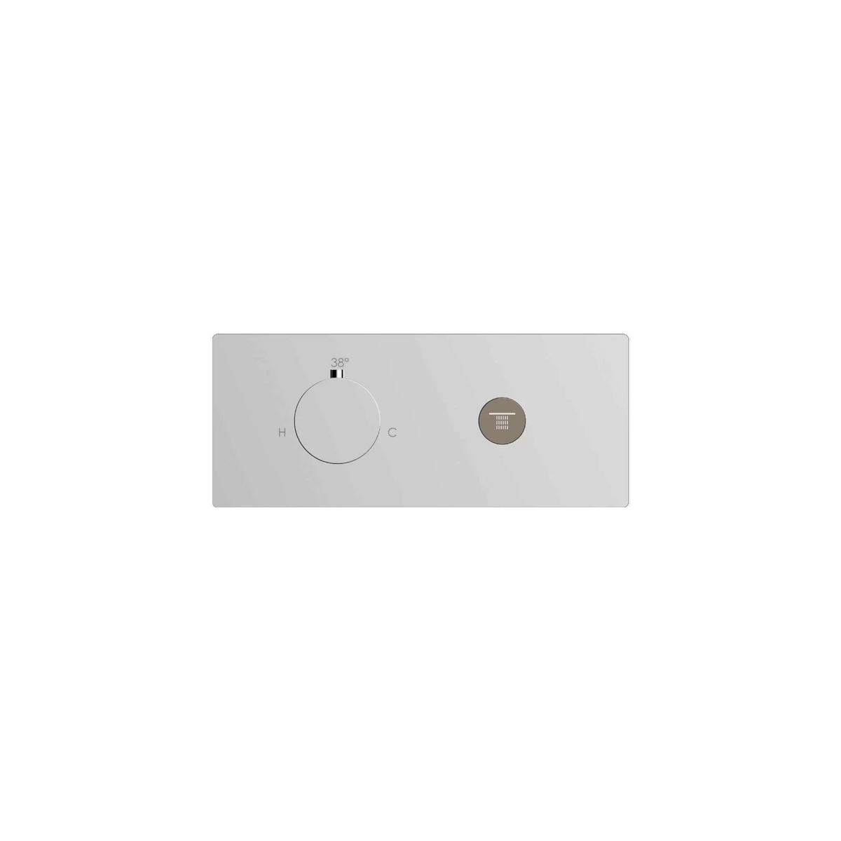 Duche com Iluminação Aquaform Lumina — comando