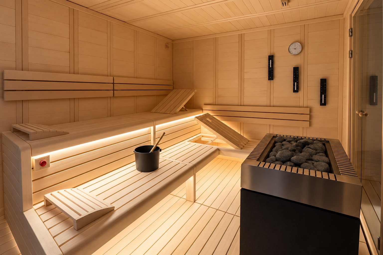 Sauna panorâmica no Hotel Myriad by SANA