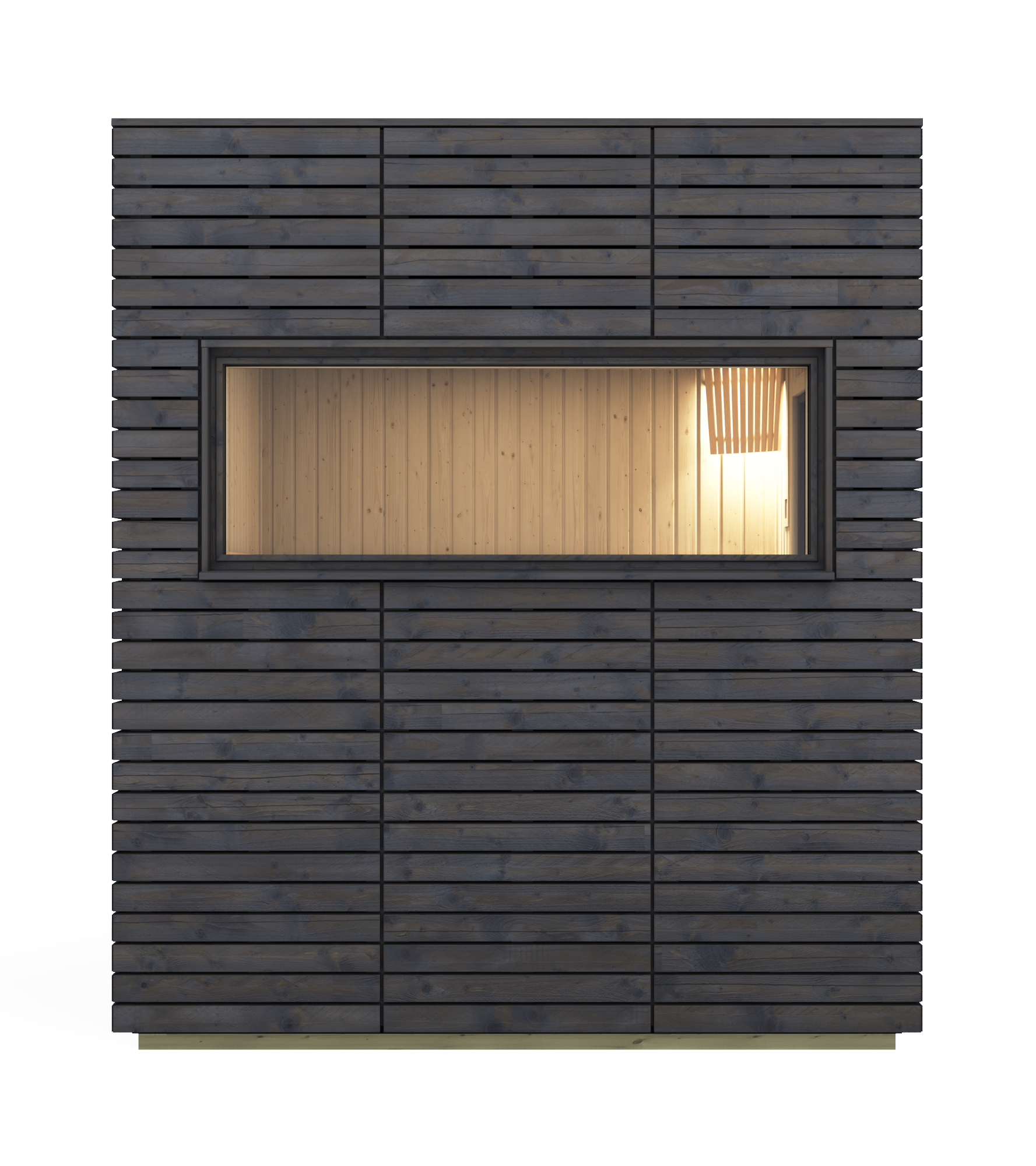 Sauna Exterior Harvia Alpina Medium Panorama