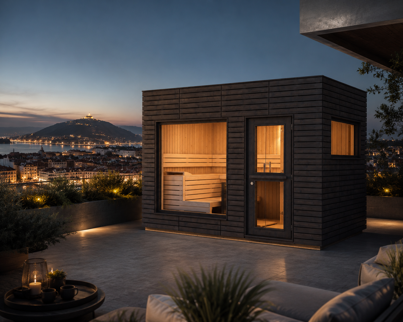 Sauna Exterior Harvia Alpina Large View