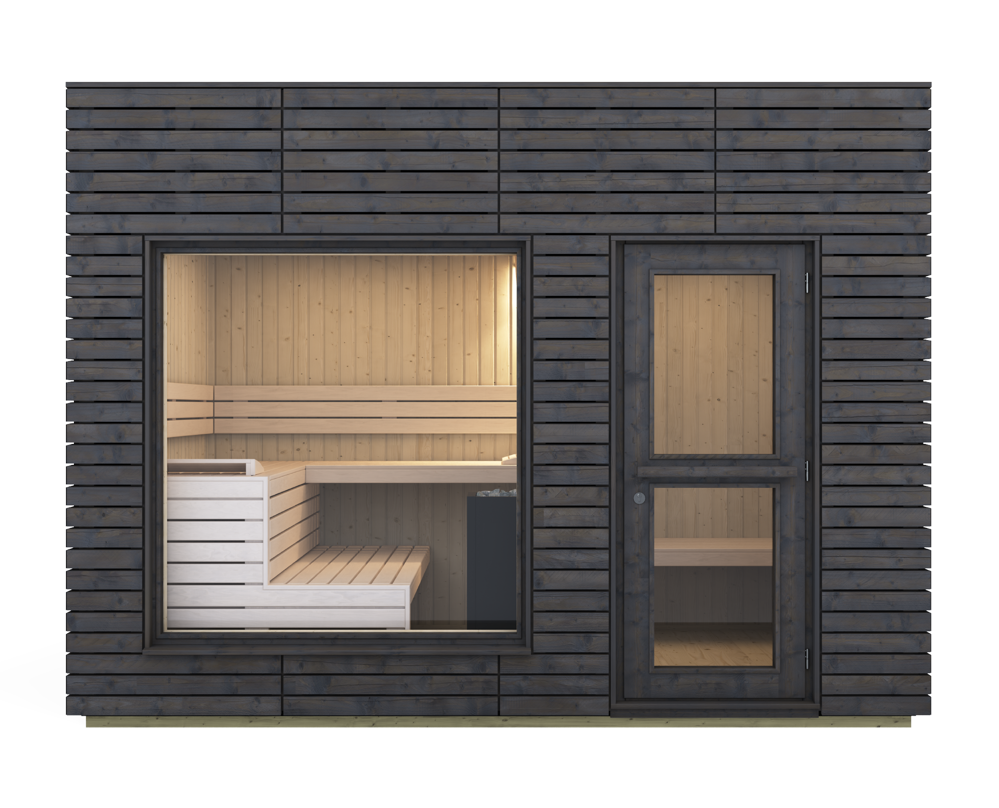 Sauna Exterior Harvia Alpina Large View