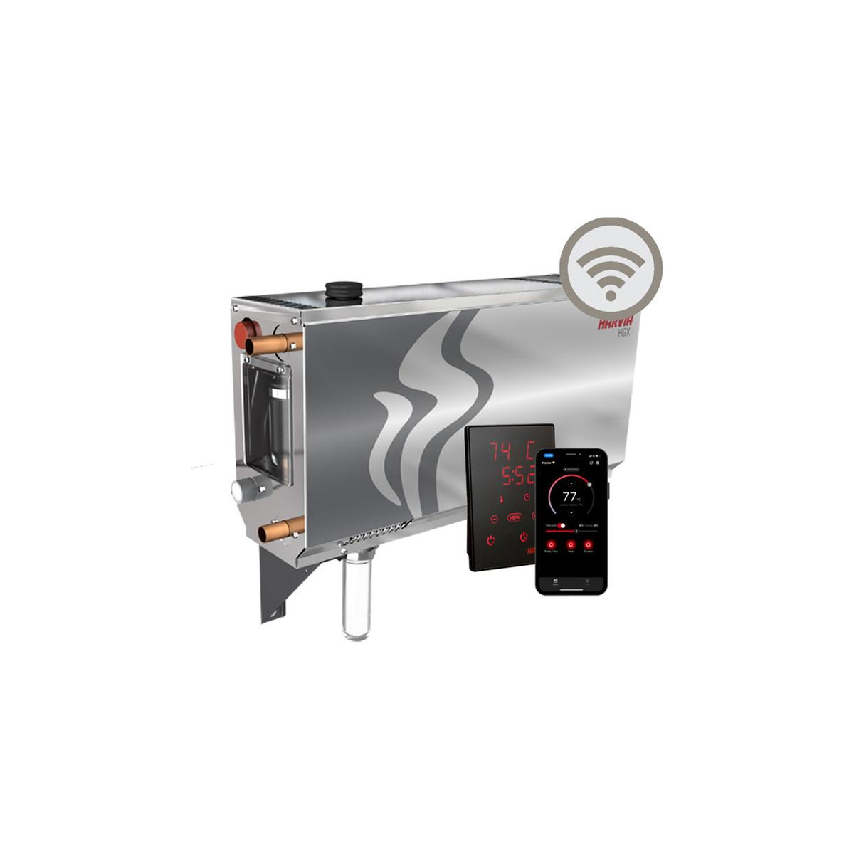 Gerador de Vapor Harvia HGX60XW 5,7 kW WiFi