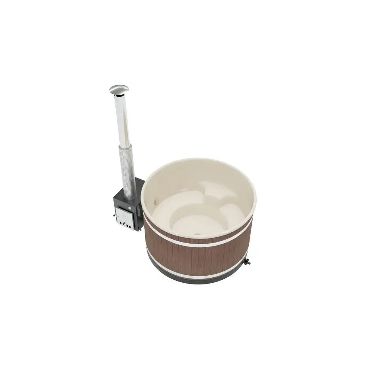 Hot tub Kirami by Harvia Premium Pearly M CUBE
